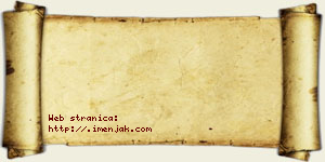 Hana Novaković vizit kartica